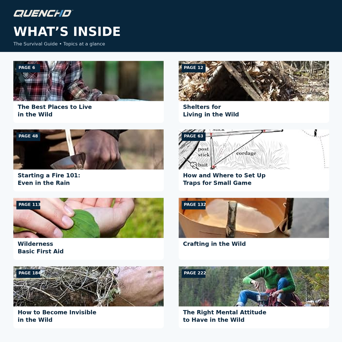 QUENCHD Wilderness & Survival Guide