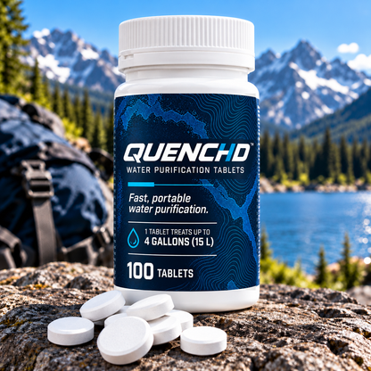 Quenchd Emergency Water Purification Tablets