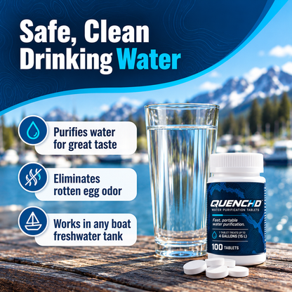 Quenchd Emergency Water Purification Tablets